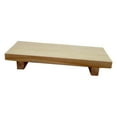 thumbnail image 1 of Soporte de pedestal de madera, bandeja de exhibición de madera para baño interior estilo granja Madera maciza, 1 of 9