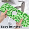 thumbnail image 6 of Sikiie Green Lizard Splash Guard for Sink Faucet-1 PC Super Absorbent Fast Drying Mat Sink Gadgets-Splash Guard for Kitchen, Sink Mat, 6 of 7