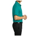 thumbnail image 3 of Yellow Rooster Mens Short Sleeve Eclipse Stretch Polo Shirt Tropic Blue 2XL, 3 of 7