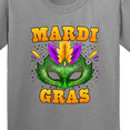 thumbnail image 4 of Inktastic Mardi Gras with Green Masquerade Mask Youth T-Shirt, 4 of 5