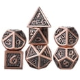 thumbnail image 1 of DND Dragon Scale Dice Set of 7 Pcs, Metal D&D Dice Set with Oversized D20 for Tabletop Roleplaying Games, Dungeons and Dragons, DND, D&D, 1 of 5