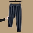thumbnail image 4 of Stretch Active Pants Women,Ultra Stretch Elastic Waist Quick Dry Breathable Casual Comfy Fit Pant,Seniors,Over 50 Dark Gray XL, 4 of 7