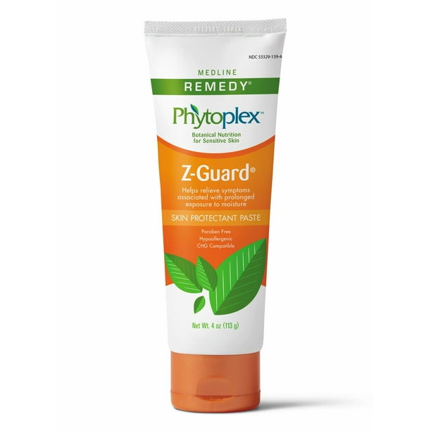 Medline Remedy Phytoplex ZGuard Skin Protectant Paste, 4 oz Walmart