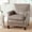 Clay, variant on SAFAVIEH Easton Rustic Glam Upholstered Club Chair w/ Nailheads, Taupe