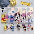 thumbnail image 2 of Para Samsung S22 S23 Ultra Lindo Mickey Minnie Stitch Winnie Pooh Daisy Duck Funda De Teléfono De TPU Suave Antiarañazos Con Colgante De Juguete 3D Cubierta A Prueba De Golpes Carcasa Protectora Caída, 2 of 4