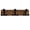 Charred Golden Brown-17 inch with 3 hooks-1, variant on Cherry 17 inch with 3 hooks 1 Wall Mount Coat & Hat Rack