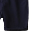 thumbnail image 4 of Boys Cropped Pants for Kids, Summer Mid Length Shorts with Elastic Waist and Pockets, 4 of 8
