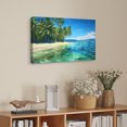 thumbnail image 4 of Beach Wall Art Ocean Wall Art Seaside Blue Sky Canvas art Framed wall art Painting For Livingroom Decor Office Bedroom Decoration, 4 of 7