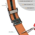 thumbnail image 3 of Falan Mule Belt for Men Genuine Leather Ratchet Men Belt with Automatic Click Buckle Dress Belt for Men with Gift Box, 3 of 9