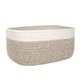 thumbnail image 1 of Cesta de almacenamiento para oficina y muebles para el hogar (ovalada, blanca, grande), 1 of 12