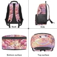 thumbnail image 6 of Pzuqiu Candy Axolotl 17 Inch Custom Backpacks with Name School Backpack for Kids Girls Shoulder Bookbags Personalized Schoolbag with Adjustable Shoulder Strap for Age 6-18, 6 of 7