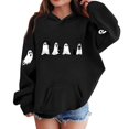 thumbnail image 5 of WAVSUF Kids Boys Hoodie, Loose Fit Long Sleeve with Pockets Fall Halloween Casual Sweatshirts Black 7-8, 5 of 6
