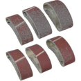 thumbnail image 1 of 30 Pieces Sanding Belt, 75 X 533mm Cloth Sanding Band 40/60/80/120/180/240 Grit Aluminum Oxide Sandpaper Belts Power File For Bosch Cisea Belt S f74, 1 of 5