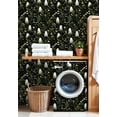 thumbnail image 4 of Gothic Peel and Stick Wallpaper Halloween Cute Floral Ghost Haunted Forest Funny Dark Romantic Ghost Contact Paper 17.7in x 9.8ft Wallpaper Removable Self Adhesive Wall Paper for Bedroom, 4 of 8