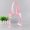 pink, variant on New Car Sewn Plastic Large Capacity Clear Tote Bag PVC Jelly Bag Cosmetics Shopping Bag PINK L