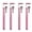 Pink, variant on Desk Legs Adjustable Table Clamp Legs for DIY Furniture F Shape Dining Desk Legs with Telescopic Bar Design No Required Set of 4 with Floor Protectors, 40cm