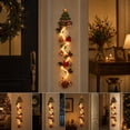 thumbnail image 4 of Clearance Glowing Christmas Door Hanger, Christmas Winter Decor with Warm Lights, Snowflake Christmas Door Decorations for Home Front Door (Xmax Tree), 4 of 7