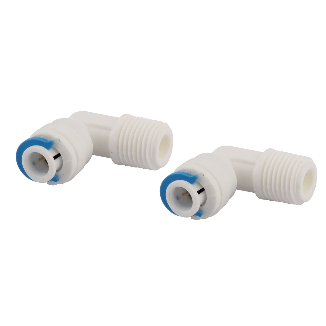 1/4BSP Thread 1/4" Inner Dia Plastic L Shape Water Dispenser Quick