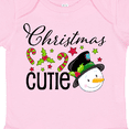 thumbnail image 4 of Inktastic Christmas Cutie snowman Boys or Girls Baby Bodysuit, 4 of 5