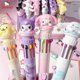thumbnail image 2 of Sanrio-Bolígrafo de Color Purin Kuromi Pochacco My Melody Anime Kawaii, bolígrafo de prensa de diez colores, regalo de vacaciones para niños, 2 of 4
