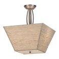 thumbnail image 2 of Meyda Tiffany 142378 Cesta 2 Light 23" Wide Semi-Flush Ceiling Fixture - Nickel, 2 of 2
