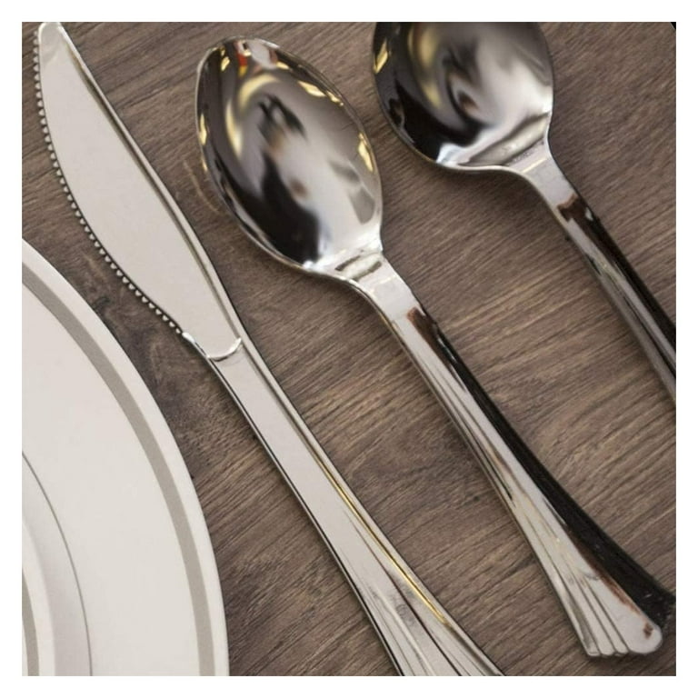 Reflections Classic Silver-look Knife - 40 / Pack - 320/Carton - Knife - Disposable - Silver Reflections Classic Silver-look Knife - 40 / Pack - 320/Carton - Knife - Disposable - Silver