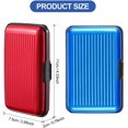 thumbnail image 3 of 2-pack Slim Mini RFID blocking credit card holder in aluminum M, 3 of 5