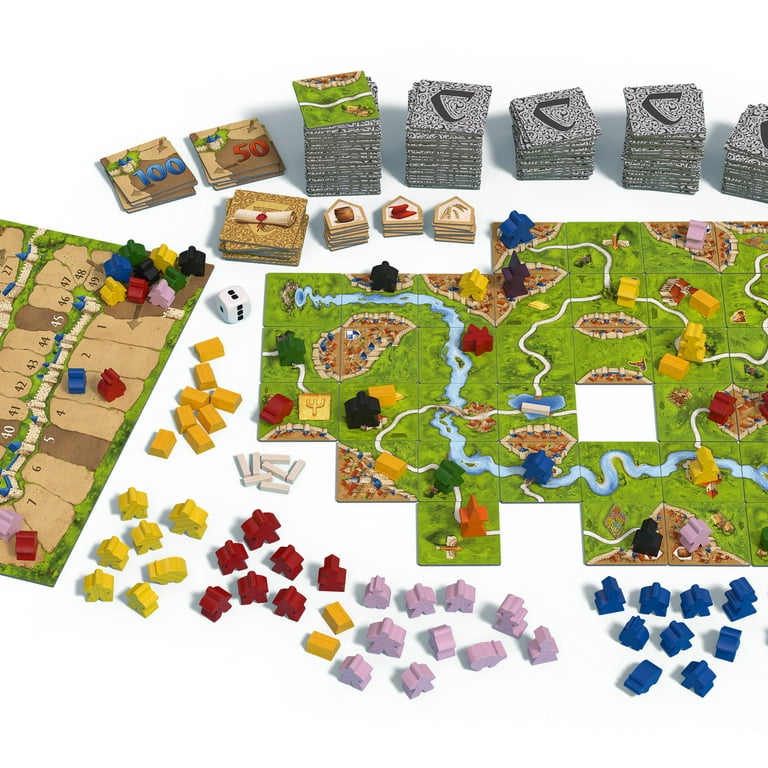Verminderen Bijzettafeltje Uitrusting Carcassonne Big Box 2017 Strategy Board Games for Ages 7 and up, from  Asmodee - Walmart.com