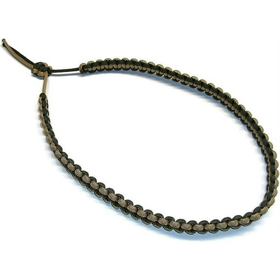 RedVex Cobra Hat Band - 550 Paracord - Cowboy Hat Band - Choose your color (OD and Gold 2-Tone)