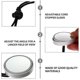 thumbnail image 2 of 2pcs Boat Dives Accessories 360 Degree Adjustable Diving Rearview Mirror with Rope, 2 of 4