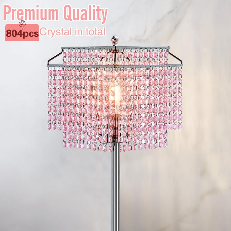Pink floor lamp walmart sale