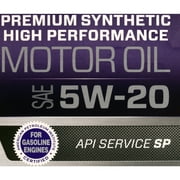 Royal Purple High Performance Motor Oil 5W-20 Premium Synthetic Motor Oil, 2 lbs, Universal, 1 Quart