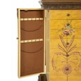 Powell Masterpiece HandPainted Jewelry Armoire, Antique Parchment