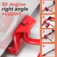thumbnail image 7 of YAHHU Furniture Lift Mover Tool Set Adjustable Height Rod 4 Rollers Appliance Mover Leverage Tools Heavy Moving Red 12.6 inches / 32 cm, 7 of 7