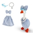 thumbnail image 2 of Bklubk 7 Inch Desktop Gooses Rustics Style Decorative Miniature Office Desk Gooses, 2 of 6