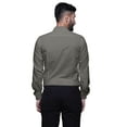 thumbnail image 4 of BESTMAN Long Sleeve Formal Shirt For Men Printed Button Down Cotton Men Shirts, 4 of 5