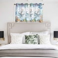 thumbnail image 3 of Octopus Coastal Kitchen Curtains Window Panels, Summer Nautical Starfish Coral Ocean Insulated Window Treatment Curtain, Grommet Curtains for Bedroom/Living Room/Bathroom, 2 Piece 52"Wx45"L, 3 of 8