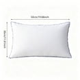 thumbnail image 3 of White Throw Pillow Inserts, High Elasticity Cotton Pillow, Couch Cushion, Sham Stuffer (19.6x11.8inch), 3 of 5