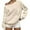 Khaki, variant on ManxiVoo Women's Off Shoulder Oversized Pullover Sweatshirt with Pockets Modern Casual Comfort Top L Size Blackish Green