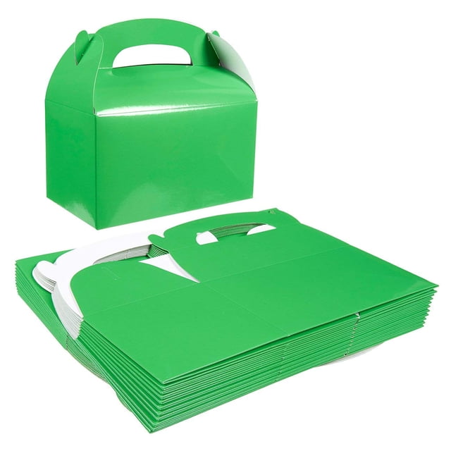 Cajas para Dulces MEJORES SALUDOS EN PAPEL Verde 24 Unidades 16 x 9 x 9 cm