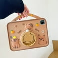 thumbnail image 5 of Capybara Tablet Case for IPAD Air 11/air2/iPad6/ 6Pro   9.7-inch/Mini6/7 Silicone Stand Tablet Protective Cover, 5 of 7