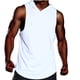 thumbnail image 2 of pstuiky Camisetas sin mangas para hombre, Camiseta sin mangas con capucha para hombre, para entrenamiento en gimnasio, tonificación muscular, baloncesto, fútbol, atletismo Camisas de hombre xxl, 2 of 9