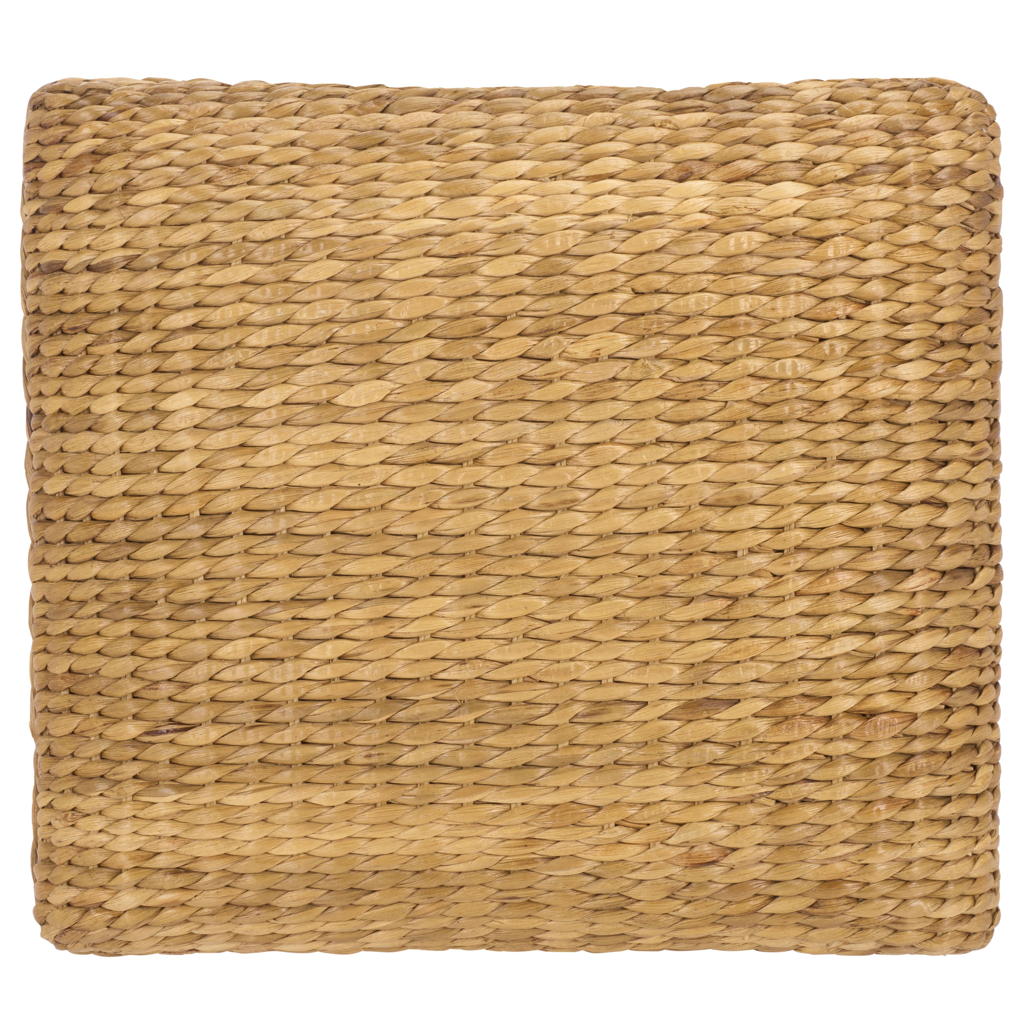 Safavieh Couture Caprianna Woven Waterhyacinth Backless Counter Stools, Natural