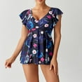 thumbnail image 4 of Traje de baño de 2 piezas para mujer, trajes de baño para mujer, bikini de dos piezas con espalda descubierta y vendaje, conjunto de ropa de playa para mujer, 4 of 7