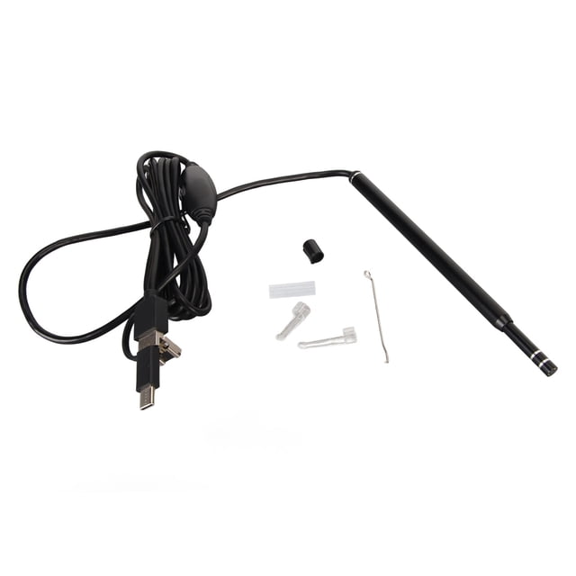 Endoscopio USB 3 en 1 con 6 luces LED ajustables, endoscopio HD flexible para teléfonos móviles, tabletas y ordenadores.