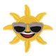 thumbnail image 1 of 10pcs Patches Lovely Sunflower Pattern Cloth Sticker DIY Accessories for Hats Backpacks, 1 of 3