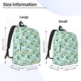 thumbnail image 3 of Lsque Horse And Flower Pattern Canvas Daypack, Durable Backpack, High-quality Versatile Backpack,Vintage Compact Backpack-Small, 3 of 6