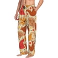 thumbnail image 6 of Rateoe Autumn Animal Maple Leaves Pattern Men’s Ultra-Soft Comfy Pajama Lounge Pants Sleepwear,Comfortable Lounge Wear,lightweight Pajamas, Casual Home Wear-XX-Large, 6 of 6