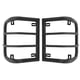 thumbnail image 3 of 1 par de protectores de luces traseras negros para Jeep Wrangler JK y Unlimited, 3 of 12