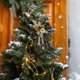 thumbnail image 4 of Fabric bow Christmas pendant glutinous powder multi layer Christmas tree ornaments decoration high end scene layout props,Christmas tree decorations,glutinous powder ornaments,glittering snowflake, 4 of 7